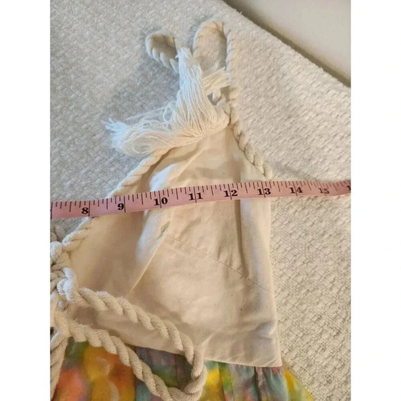 Tracy Feith Floral Crochet Rope Mini Sundress Sz XS - Picture 7 of 9